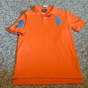 New Polo Ralph Lauren Short Sleeve Boys Youth Medium 10-12 Big Player 3